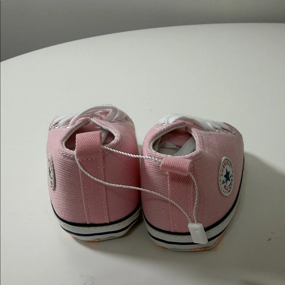 Baby Canvas Walker‎ Sneakers in Pink with White Toe